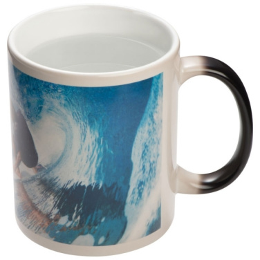 Logotrade promotional product image of: Colour-changing sublimation mug SIRMIONE 300 ml