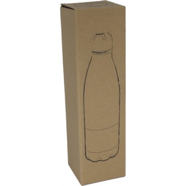 Logo trade promotional merchandise picture of: Stainless steel bottle KOBE 750 ml