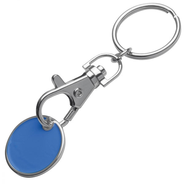Logo trade promotional gifts picture of: Keyring with shopping coin ARRAS