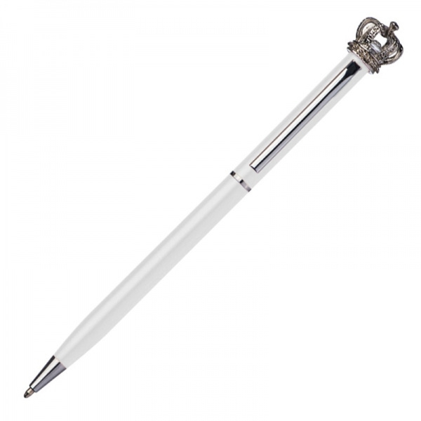 Logo trade promotional gifts image of: Metal ballpen KINGS PARK