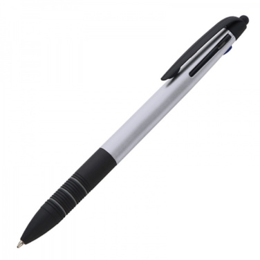 Logo trade promotional products image of: Plastic ballpen 3in1 BOGOTA