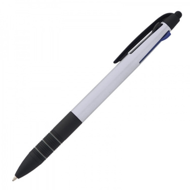 Logo trade advertising products image of: Plastic ballpen 3in1 BOGOTA