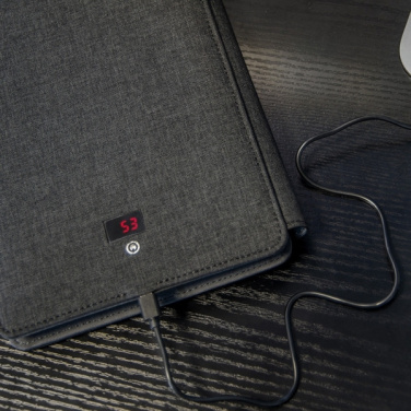 Logo trade promotional items image of: Power bank folder Leno