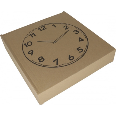Logo trade promotional giveaways picture of: Slate wall clock GRAZ