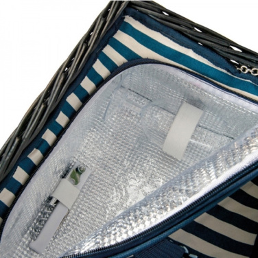 Logo trade advertising products image of: Picnic basket RIVA DEL GARDA