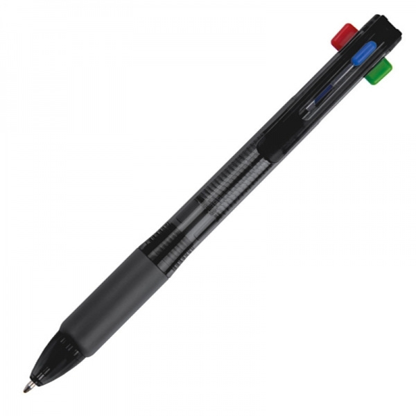 Logotrade promotional item picture of: Plastic ballpen 4in1 NEAPEL