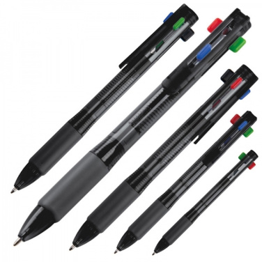 Logotrade promotional items photo of: Plastic ballpen 4in1 NEAPEL