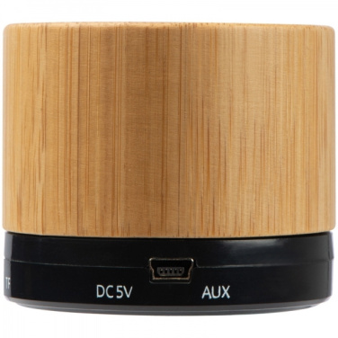 Logo trade promotional items picture of: Bamboo bluetooth speaker FLEEDWOOD