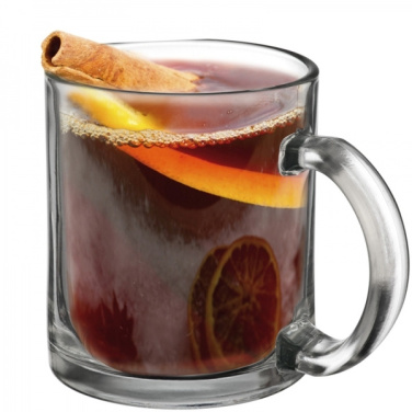 Logotrade promotional giveaway image of: Glass mug LIMERICK 300 ml