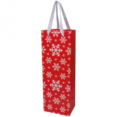 Logotrade promotional merchandise photo of: Wine bag in Christmas design LAPLAND