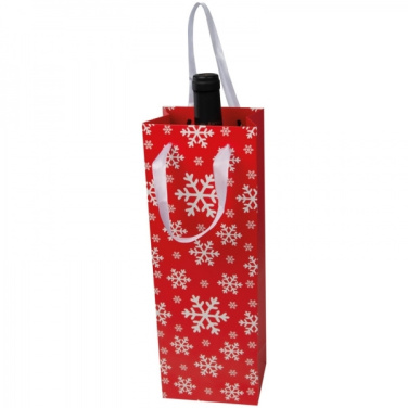 Logotrade promotional gift image of: Wine bag in Christmas design LAPLAND