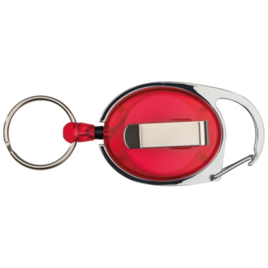 Logo trade promotional gifts image of: Ski-Pass with Carabiner Keyring EMPLOYEE