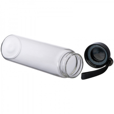 Logo trade promotional giveaways image of: Glass bottle SEVILLA 450 ml