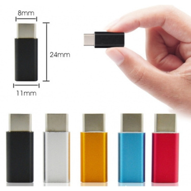 Logo trade business gifts image of: Type-C/micro USB adapter