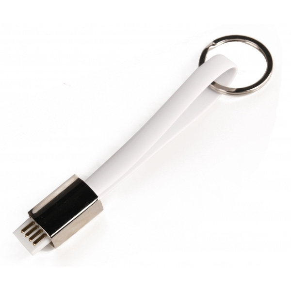 Logotrade business gifts photo of: Data transfer cable and keyring