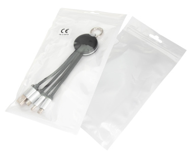 Logo trade corporate gifts picture of: 3in1 cable with enlighted logo for engraving, RXD-368