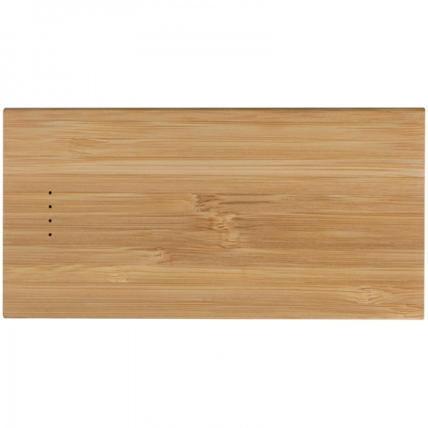 Logotrade promotional giveaways photo of: Bamboo power bank KATOWICE