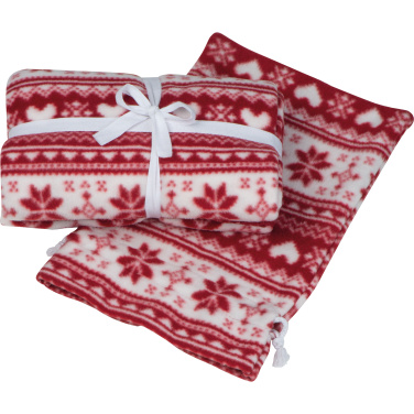 Logo trade promotional giveaway photo of: Christmassy blanket DEBRECEN