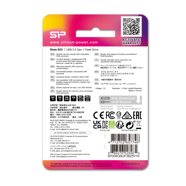Logo trade business gift photo of: Pendrive Silicon Power Blaze B25 3.1
