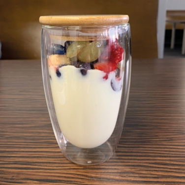 Logotrade corporate gift picture of: Double-walled glass ZAKOPANE 500 ml