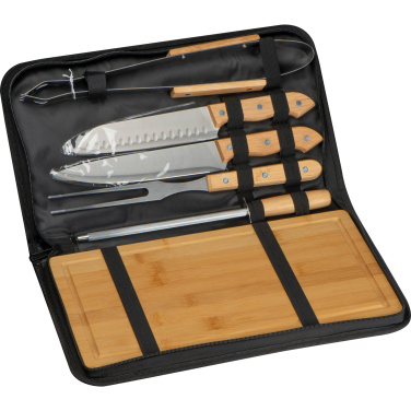Logo trade business gifts image of: Barbecue set EINDHOVEN