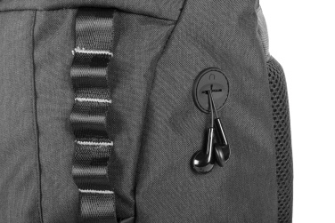 Logo trade promotional giveaways picture of: Rolltop backpack ELBERT Schwarzwolf