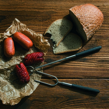 Logotrade promotional giveaways photo of: BBQ forks LIPNO Schwarzwolf