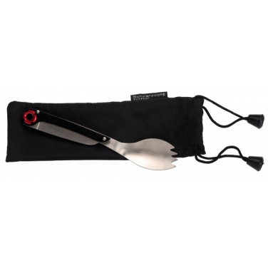 Logotrade corporate gift picture of: Multifunctional spoon LATEMAR Schwarzwolf