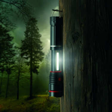 Logo trade corporate gifts image of: Flashlight BIWA Schwarzwolf