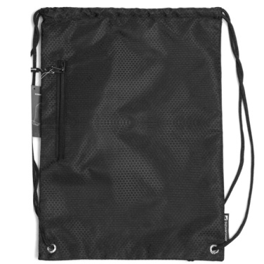 Logo trade advertising products image of: Drawstring bag NUNAVUT Schwarzwolf