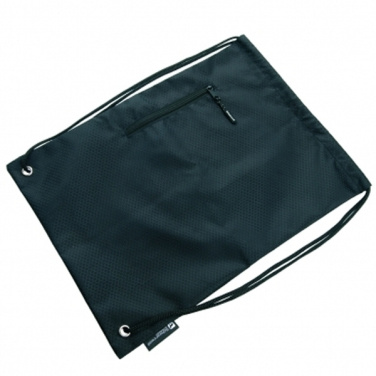 Logotrade promotional giveaways photo of: Drawstring bag NUNAVUT Schwarzwolf