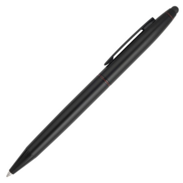 Logo trade promotional products image of: Metal ballpoint pen, touch pen RENDOME Pierre Cardin