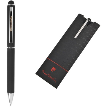 Logotrade promotional merchandise photo of: Metal ballpoint pen, touch pen, soft touch CLAUDIE Pierre Cardin