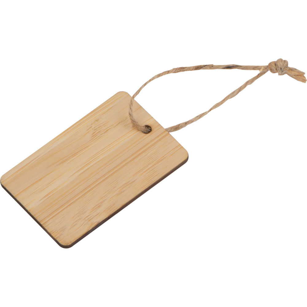 Logo trade business gifts image of: Bamboo Pendant SALAMANCA