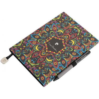 Logo trade promotional items image of: Notepad A5 & ballpoint pen REPORTER Pierre Cardin