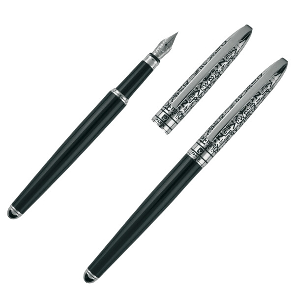 Logotrade promotional product picture of: Writing set ballpoint pen & fountain pen JACQUES Pierre Cardin