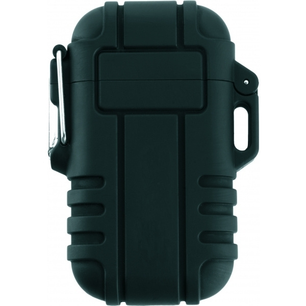 Logo trade corporate gifts image of: Ecological lighter SANFORD Schwarzwolf