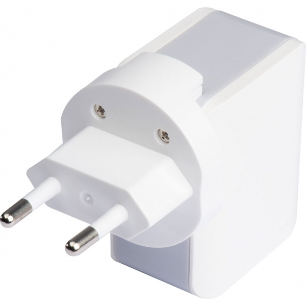 Logo trade promotional gifts picture of: Travel adapter ANTWERP