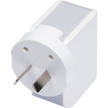 Logo trade promotional gifts picture of: Travel adapter ANTWERP