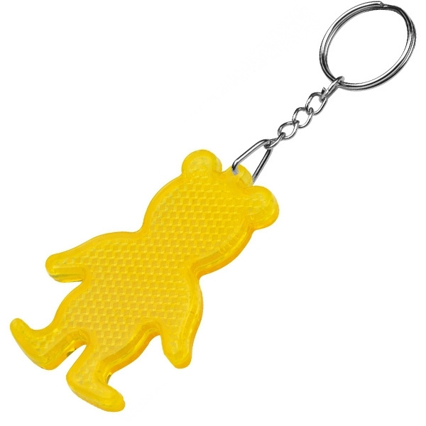 Logotrade promotional gifts photo of: Reflective keyring BEAR