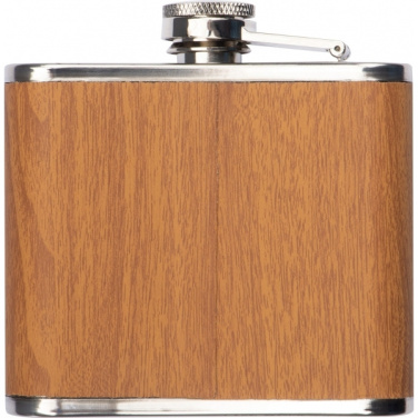 Logo trade business gifts image of: Hip flask HOOGSTRATEN 170 ml