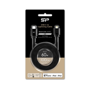 Logo trade promotional gifts picture of: DATA TRANSFER CABLE Boost Link Nylon LK30CL Type C