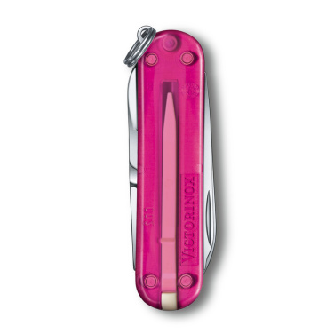 Logotrade promotional item picture of: Pocket knife Classic SD transparent Victorinox
