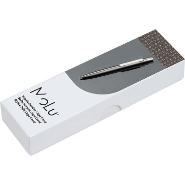 Logo trade advertising products image of: Stainless steel pen CAPE CORAL MoLu
