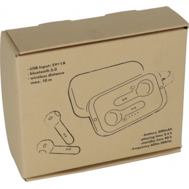 Logotrade promotional giveaways photo of: Bluetooth earbuds BARCELONA