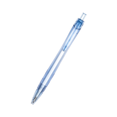 Logotrade promotional item image of: Transparent ballpen GLASGOW