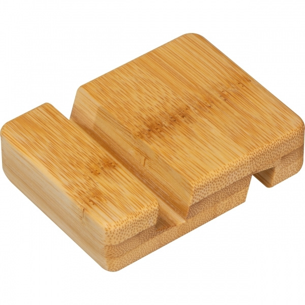 Logotrade promotional product image of: Bamboo smartphone holder SAN SEBASTIAN