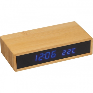 Logo trade advertising products image of: Desk clock TRONDHEIM