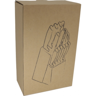 Logo trade business gift photo of: Knife block BERLIN