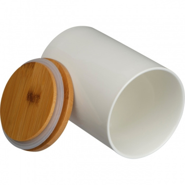 Logo trade promotional gift photo of: Ceramic jar NIJMEGEN 750 ml